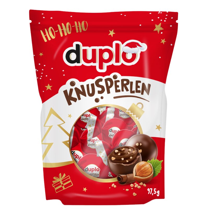 Ferrero duplo Knusperlen, melkchocolade hazelnoot, 97,5 g